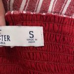Hollister Red Striped Halter Romper Photo 4