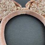 Disney Minnie Mouse Ears  Headband Ears Pink Rose Gold Sparkle Halloween Costume Photo 5