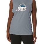 ASICS  women’s new! Gray your adventure muscle tee size 2X Photo 0