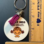 Little Miss True Crime Is Her Personality Keychain With Tassel New Photo 1