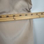 Gold Hawk 100% Silk Top Women's Large Beige Cold Shoulder Lace Photo 7