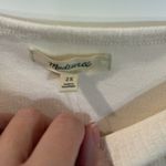 Madewell  Crepe Square-Neck Puff-Sleeve Top Antique Cream 2X NWT Photo 4