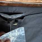 Boston Proper NWOT Black Wide Leg High Rise Pants Trousers Womens sz 12 Photo 5