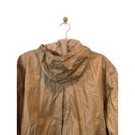 Garnet Hill Coated-Linen Hooded Utility Coastal Rain Jacket Coat 10 Photo 8