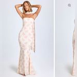 Oh Polly  Cream Strapless Bodycon Dress Photo 12