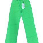 ZARA Green Super Wide Leg Jeans Photo 0