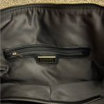 Lionel black Woven Tote Bag with Multicolor Pattern Photo 4