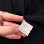 Soft Surroundings  • black knit wrap top tie waist surplice ribbon belt Photo 7