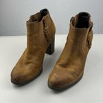Sperry Top Sider Dasher Booties Women Size 8.5 Brown Western Boho Leather Boots Photo 1