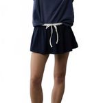 American Eagle AE Everyday Luxe Graphic Crew Neck Sweatshirt  Navy Small Photo 5