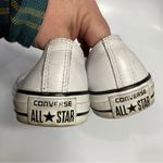 Converse ‎ white leather sneakers unisex sizing Photo 3