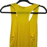 Be Jealous Scoop Neck Sleeveless Womens Yellow Maxi Beach Dress Small Side Slits Photo 8