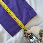 draper's & damon's Womens Size Medium Pants Straight Leg Pull On Stretch Purple Photo 3