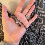 CZ Coverups Sheer Embroidered Neckline Swim Coverup XL Gray Photo 4