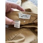 OAT Jeans Sz 31 High Rise Wide Leg Crop Pants Light Brown/Khaki Workwear Casual Photo 5