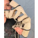 BCBGMAXAZRIA  Gladiator Sandals Lace Up Tassel Suede Heels US 6.5 / Euro 36.5 New Photo 13