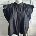 Madewell | Poplin Shirred Button-Up Shirt Photo 4