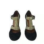 MODERN VINTAGE HEELS WOMENS 7.5 SUEDE PLATFORM PUMPS RETRO GLAM STYLE Photo 14