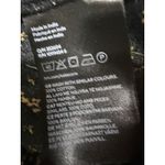 H&M  Black Gold Elegant Print Pull Over Blouse Size Small Holiday Business Photo 5