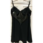 J for Justify  Women's Black Spaghetti Strap Crochet Bust Dress Back Zips Size 2X Photo 2