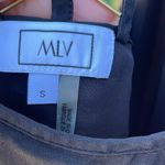 MLV Collection MLV black silk Dorane T-Back Halter Mini dress XS Photo 5