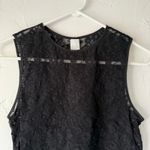 DKNY Y2K Size Small Black Grunge Sexy Lace Going Out Sleeveless Top Photo 2