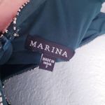 Marina Emerald Green Beaded V Photo 8