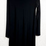 Norma Kamali ‎ Black Long Sleeve Pocket Dress Photo 0
