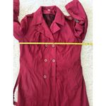 Blair Vintage  Burgundy Red Trench Coat with Removable Liner Made in USA‎ Photo 8