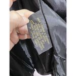 Vintage Black Suede Leather Jacket Coat Zip Up Womens Size M Gitano Fur Colar Size M Photo 12