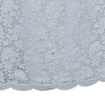 Jill Stuart  Illusion Yoke Lace Sheath Ivory White Knee Length Bridal Dress 2 Photo 5