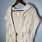 Anthropologie Far Away From Close Alpaca Wool Chunky Cardigan Sleeveless Women M Photo 2