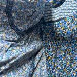 Old Navy Floral Puff Sleeve Smocked Midi Wrap Dress Women's Small boho cottage Photo 3