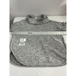 Ruby Rd Womans  Petite Size PM Gray Cowl Neck Long Sleeve Sweatshirt Photo 5