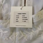 Honey Punch  White Peplum Halter Top- Size Extra Small Photo 3