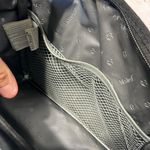 Insulated Lunch Bag Black White Floral Photo 5