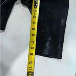 Spanx Black Camo Faux Leather Biker Short Womens Size Small Photo 6