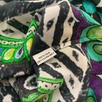 Rococo sand throne print silk embroidered blouse Black Size XS Photo 5