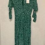Faithfull the Brand NWT  Nina Midi Dress Vintage Bloom Green Size 10 Photo 13