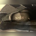 NYDJ  Women's Cheree High Block Heel Fabric Ankle Black‎ Boots Size 10 M Photo 10
