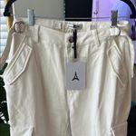 Maniere De Voir Maniére de Voir size 6 denim cargo pants NWT Photo 2