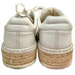 Rag and Bone White Tan Rope Kent Leather Espadrille Platform Sneakers sz 37.5 / 7 Photo 2
