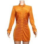 With Jean WITH JÉAN Andy Dress, Orange, Small Photo 7