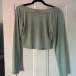 White Fox Boutique White Fox Tie Crop Top Photo 2