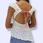 Urban Outfitters  Kimchi Blue Penelope Lace Keyhole Back Asymmetric Top Photo 1