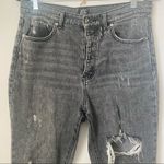 BDG  Jeans High Rise Slim Straight Urban Outfitters Grey Distressed Women’s Sz 30 Photo 8