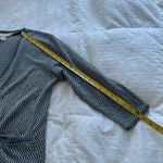 Cathy Daniels  Black and Gray Chevron Cardigan Photo 3