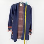 Billabong  Blue Pocket Collared Open Winter Solstice Sweater Size Small FLAWED Photo 13