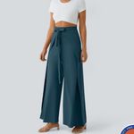 Halara  2 Ways To Wear Palazzo Pants & Jumpduit Business Lounge Coctail Daily NWT Photo 6