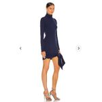 Lovers + Friends  Revolve Hip Tie Navy Blue Turtleneck Dress Long Sleeve  XL new Photo 1